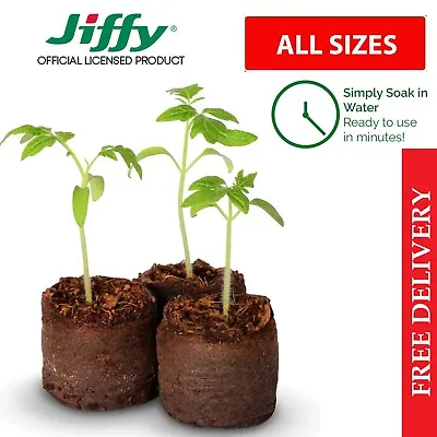 £1.99 • Buy Jiffy 7 Peat Pellets Propagation Compost Plug Seed Cuttings Hydroponic Organic