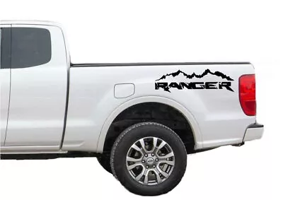 2 PCS Graphics Mountain Sticker Decal For Ford Ranger Pickup Trunk Side Stripes • $54.99