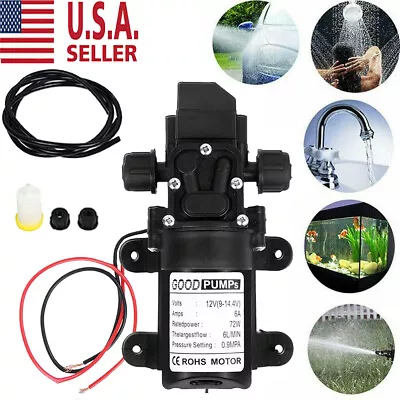 12V Automatic Fresh Water Pressure Diaphragm Pump 130PSI For Boat/Marine/RV New • $15.98