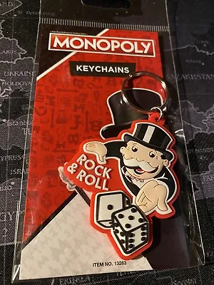Monopoly Man + Dice Keyring • £1.20