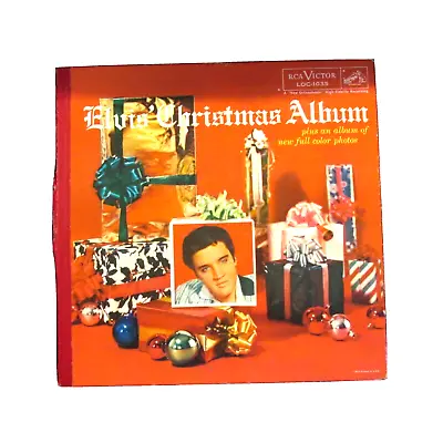 1957 Elvis Presley Elvis Christmas Album LP 33 With Photos RCA Victor LP 33 LOC • $275