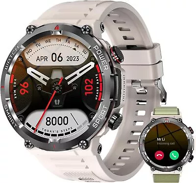 Blackview Smart Watch For Men (Answer/Make Call) 5ATM Waterproof For IOS Android • £25.99