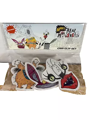 Nick Box Aaahh!!! Real Monsters Chip Clip Set - Nickelodeon NEW 90s Exclusive • $17.54