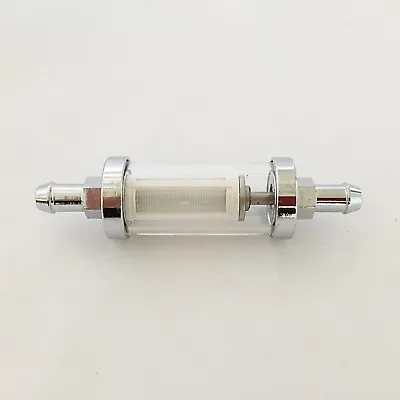 In-line Washable Fuel Filter 5/16  Inlet/Outlet - Hot Rod Custom Truck Race • $23.52