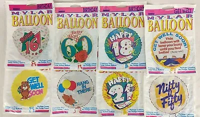 Vintage Anagram Qualatex Classic Large Mylar Helium Balloons - Your Choice • $5