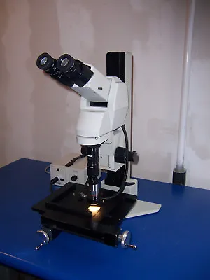 9813 Olympus U-ebti Microscope W/ Ergo Head & Navitar Zoom W/ Mitutoyo 5x Lens • $3000