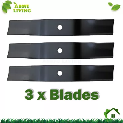 3x Mower Blades For Pro Commercial Fabricated Side Discharge Deck RCK48P-124Z • $100.99