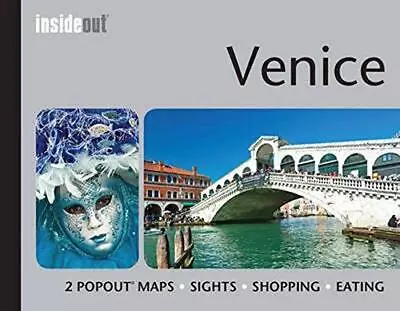 Venice InsideOut Map & Travel Guide: Handy Pocket Size Rome City Guide For Veni • £11.32