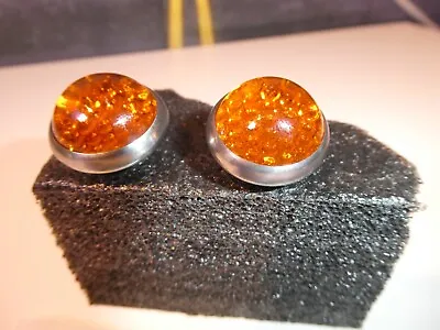 Harley Indian License Plate Frame Reflector Bolts Glass Amber V-Twin 37-8894 P9 • $18.49