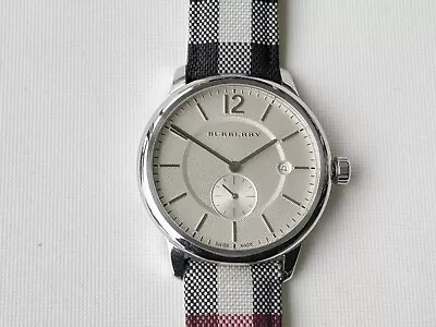 Burberry BU10002 Men's Quartz Watch 40mm Case Original Strap Running • $339