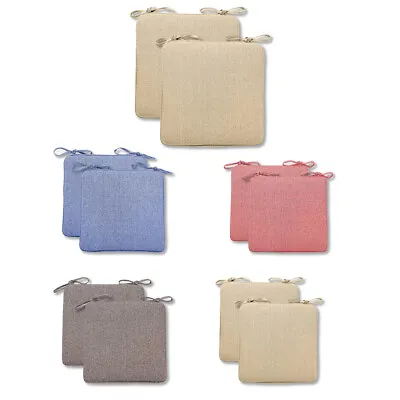 Seat Cushion Memory Foam Chair Non Slip Home Office Chair Pad Mat With Ties • $10.99