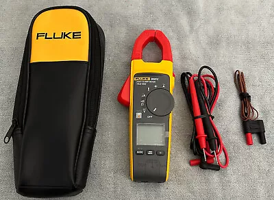 Fluke 902 FC True RMS HVAC Clamp Meter- Near Mint W/Case Leads & Temperature! • $9.50