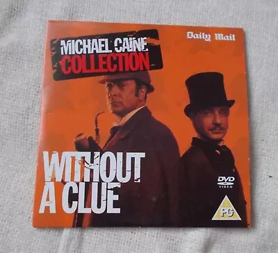 DVD - Michael Caine Film - Without A Clue - Newspaper Promo Copy - VGC • £2.50