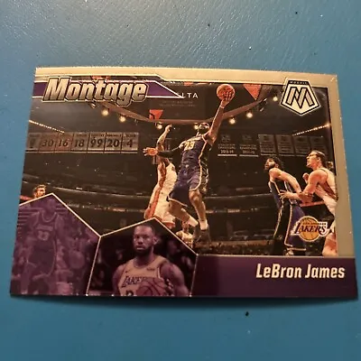 2019-20 Panini Mosaic Montage Lebron James Sf/pf Los Angeles Lakers Card#10 • $5.49