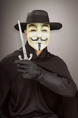$14.99 • Buy Licensed ADULT BLACK V FOR VENDETTA GLOVES