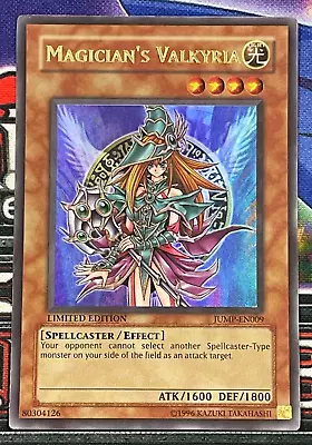 YGO! Magician's Valkyria Ultra Rare Lightly Played Shonen Jump Promo JUMP-EN009 • $16.99