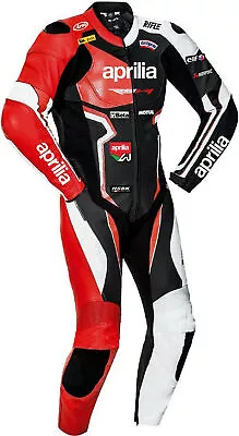 Aprilia Leather Suit Motorbike Suit Motorcycle Armoured Suit Leder Riding Suit • $323.18