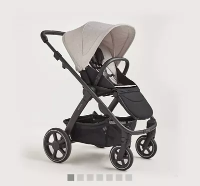 Micralite By Silver Cross GetGo Black Chassis Stroller Pushchair - Sunbeam Hood • £390