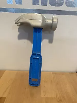 Vintage 1991 Fisher Price Kids Plastic Blue Hammer Tool Play Toy Only Pretend • $12.99