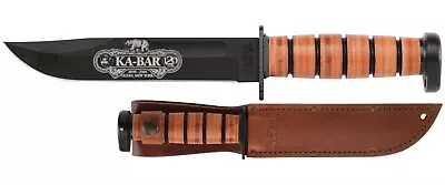 KA-BAR 9193 CLASSIC DOG'S HEAD 120th ANNIVERSARY WITH LEATHER SCABBARD  • $140.99