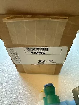 Whirlpool W10853654 4318046 Refrigerator Water Valve Kit NEW OEM SHIPS TODAY  • $22.79