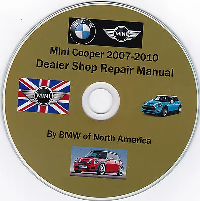 Mini Cooper 2007 -2011 By BMW Of N.A. Dealer Repair Shop & Maintenance Manual. • $19.95