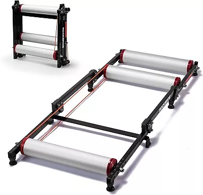 ROCKBROS Bike Rollers Adjustable Bike Trainer Stand (16-29 ) Resistance Foldable • $99