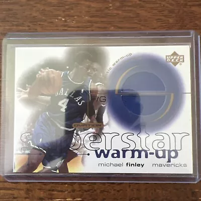 2001-02 Upper Deck Ovation Superstar Warmup Michael Finley #MF Dallas Mavericks • $9.99