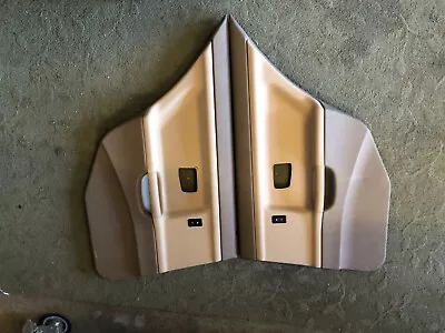 94-98 BMW E36 3-Series Sedan 4door Rear  Interior Door Panel Trim Pair Beige OEM • $175