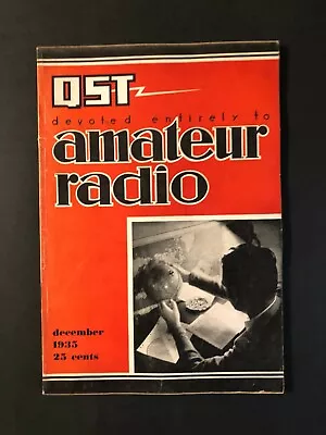 QST Magazine December 1935 • $11.95