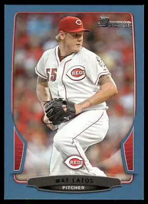 Mat Latos 2013 Bowman Blue /500 #113 Cincinnati Reds • $0.99