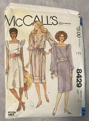 McCall's Sewing Pattern 8429 Misses' Dress Size 12 • $2.99