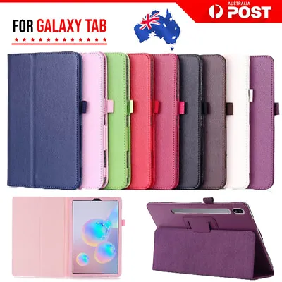 Flip Leather Stand Case Cover For Samsung Galaxy Tab S7 S8 Plus 11  12.4  Tablet • $14.58