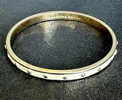 MY VINTAGE MOM’S Designer KATE SPADE NY  Cream ENAMEL Thin BANGLE Bracelet • $4.99