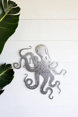 $44 • Buy The Kraken - Octopus Wall Hanging - Beach House Nautical Ocean