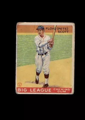 1933 Goudey #70 Floyd Pete Scott Oakland Oaks Good Condition • $19.99