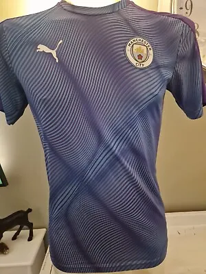 Puma Manchester City 2019/20 Training Shirt Medium VGC • £18.50
