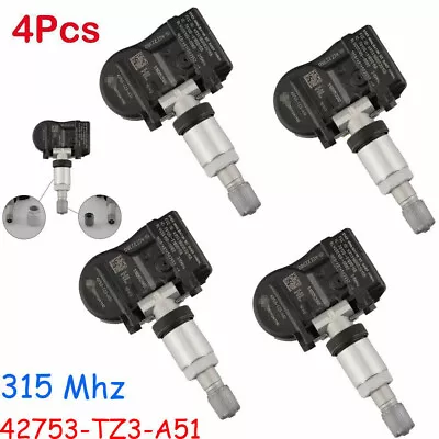 4X For Acura ILX TLX MDX RDX TPMS Tire Pressure Sensor OEM 42753-TZ3-A51 315 Mhz • $23.74