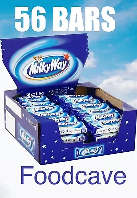 Milky Way Chocolate Bars  56 X 21.5g 🍫FULL BOX 🍫 Best Before 11/02/24￼ • £11.99