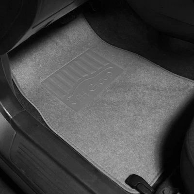 $19.99 • Buy 4pcs Carpet Floor Mats For Auto Car SUV Van Universal Fitment Gray