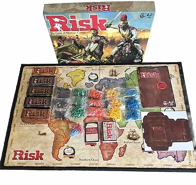 Risk Board Game English Edition Strategy 2015 Hasbro COMPLETE Pre-Owned • $14