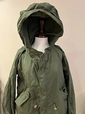 M-1951 Korean War Parka Shell Hooded Fishtail New No Tags Measure 26 Inch Across • $120