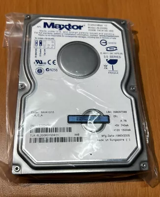 Maxtor DiamondMax 10 (6L200R0) 200GB 7200RPM 16MB Cache 3.5  PATA UDMA-133 • $64.99