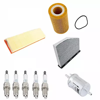 Tune Up Kit Cabin Air Oil Fuel Filter Plug For VW Volkswagen Jetta L5 2.5L 06-12 • $81.68