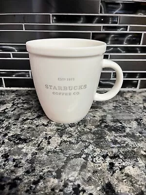 Vintage Starbucks Barista Mug 2001 Ceramic Large White 16oz Coffee Cup Fre Ship • $21.95