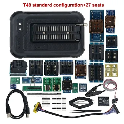 XGecu T48 Universal Programmer USB2.0 HS 480MHz Chip Programmer With 27 Sockets • $105.11