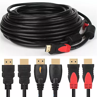 New High-Speed & Resolution HDMI Cable 4k 3D HDTV XBOX BLURAY-5M 7M 8M 15M 10M • $10.44