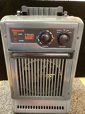 Honeywell HZ-2110 Heat Giant Portable Electric Heater All Metal W/ Thermostat • $88