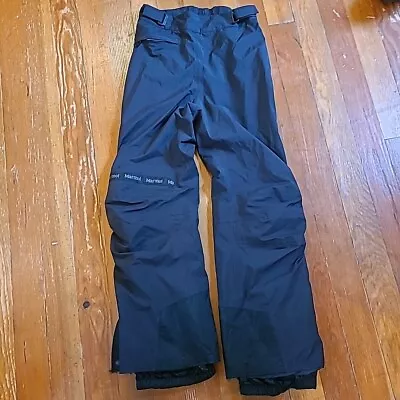 MARMOT Women's Size Medium Ski Snowboarding Pants Black Gore-Tex Mesh Lined M • $31.35