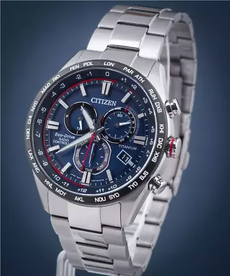 Citizen Super Titanium CB5945-85L Controlled Blue Dial Sapphire Men's Watch • $525